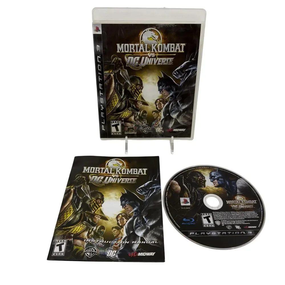 Mortal Kombat vs. DC Universe PlayStation 3 PS3 Complete in Box Tested